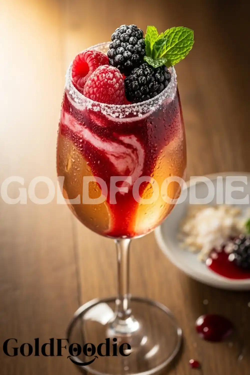 Sparkling Berry Bellini Garnish
