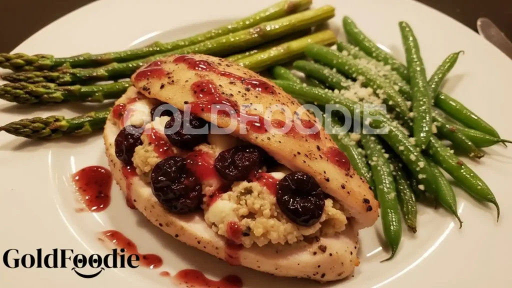 Cranberry Brie Stuffed Chicken