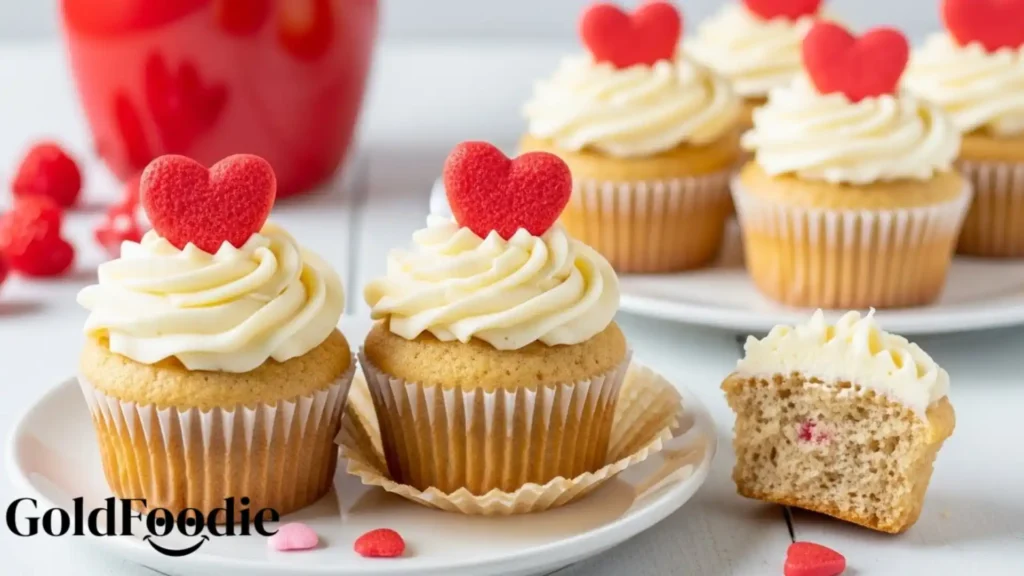 Easy Valentine’s Day Cupcakes