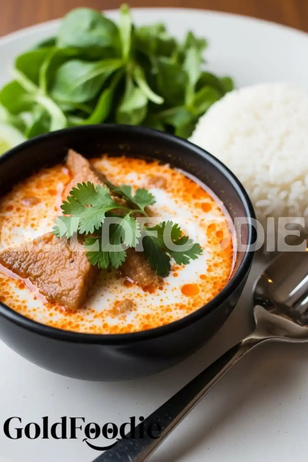 Vegetarian Thai Soup with Tofu and Coconut Milk