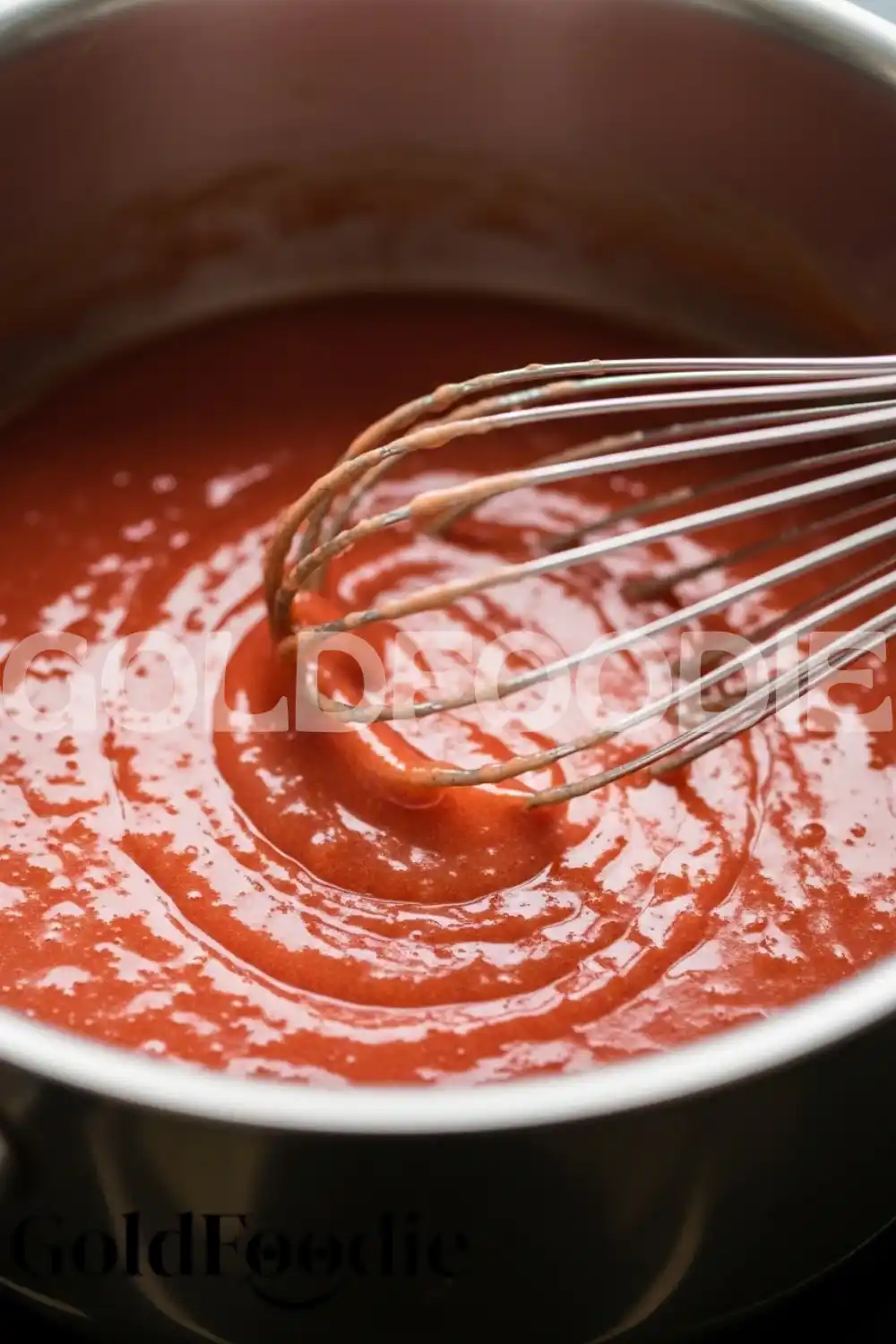 Whisking Blood Orange Jelly Mixture