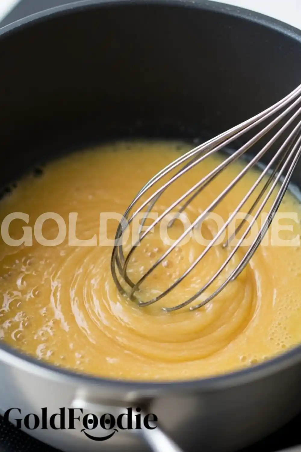 Whisking Gelatin and Orange Juice