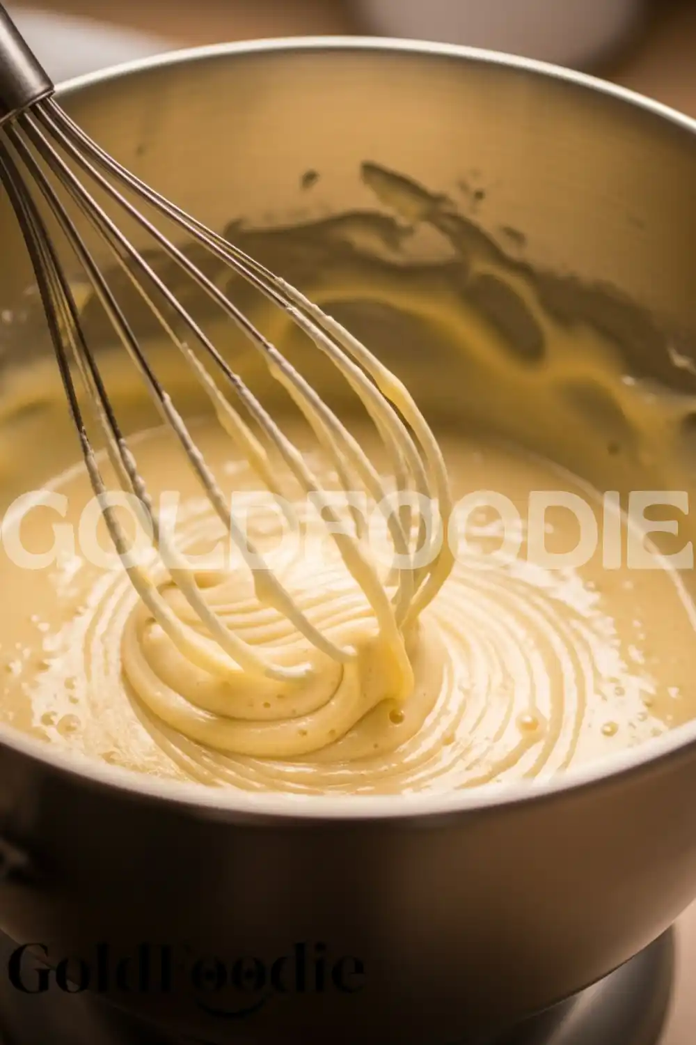 Whisking Smooth Cake Batter in a Bowl Whisking Smooth Cake Batter in a Bowl