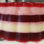 Layered Cranberry Gelatin 1 Layered Cranberry Gelatin