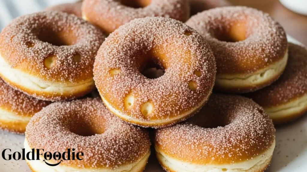 Fluffy Cinnamon Sugar Donuts