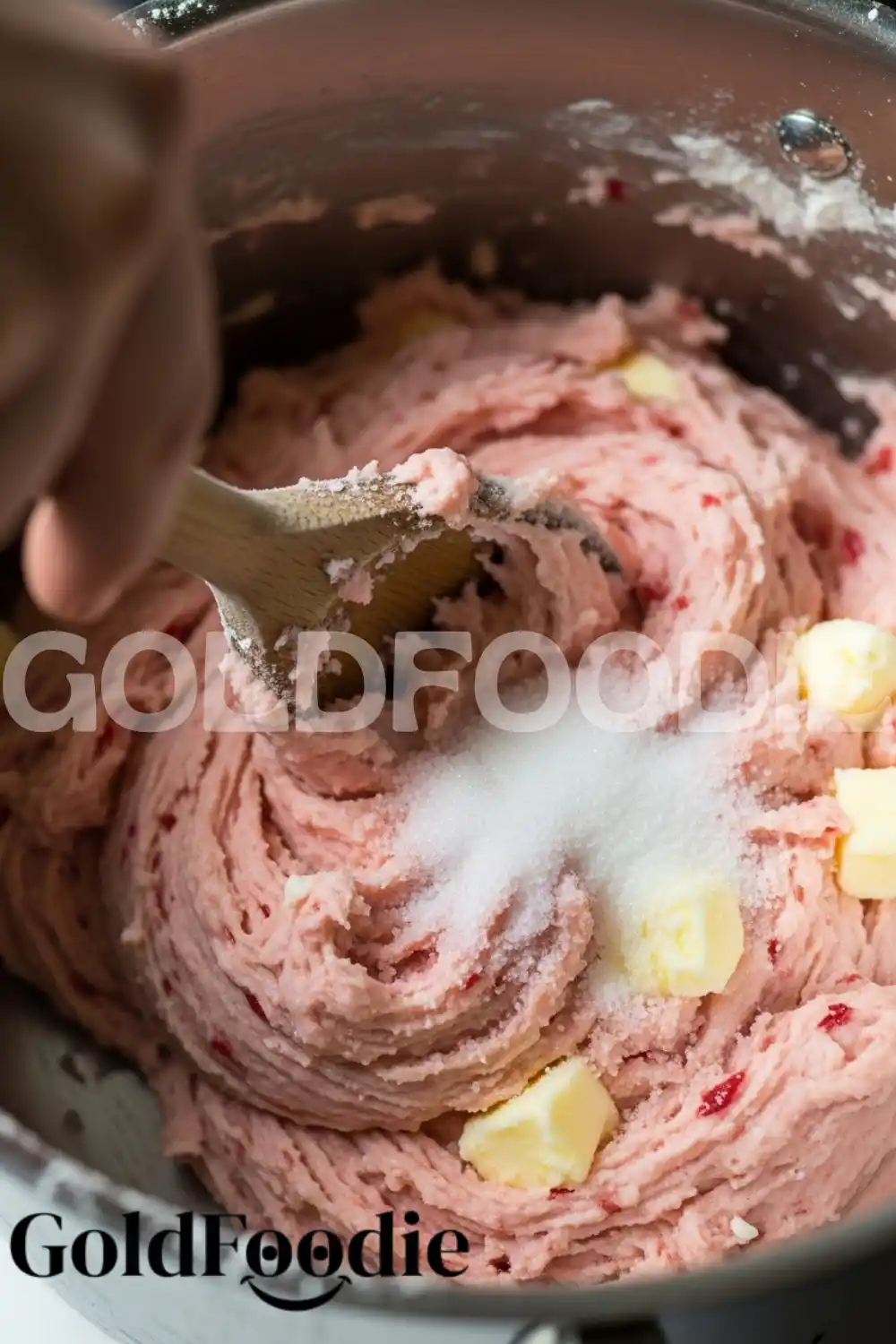 mixing-gelatin-cookie-dough