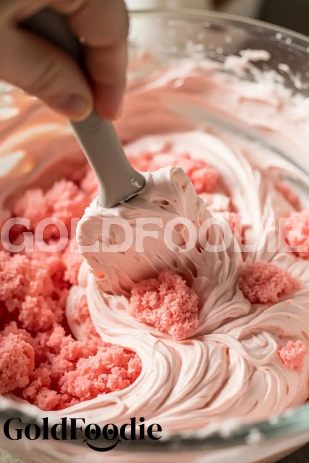 mixing-strawberry-cake-truffle-dough