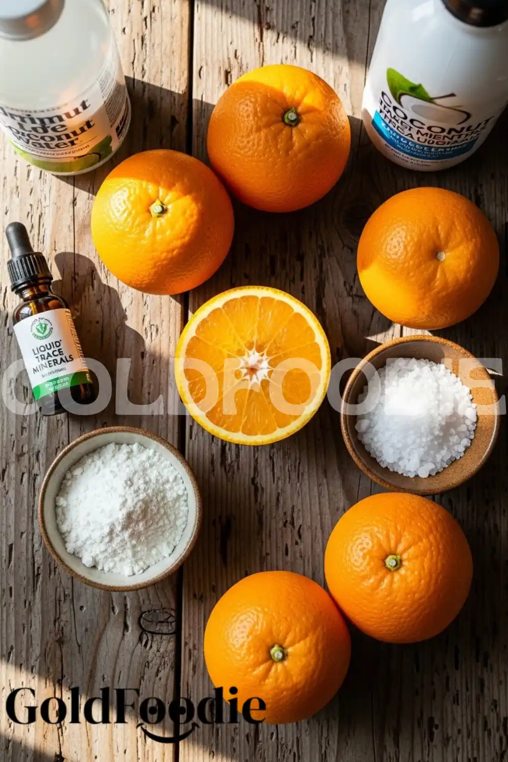 Adrenal Cocktail Ingredients Flatlay