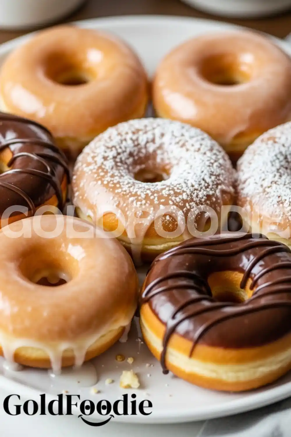 Assorted Glazed and Chocolate Donuts