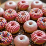 Pink Mini Donuts 1 Pink Mini Donuts