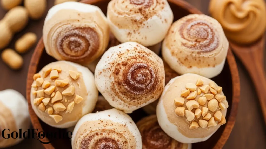 Frozen Peanut Butter Yogurt Bites