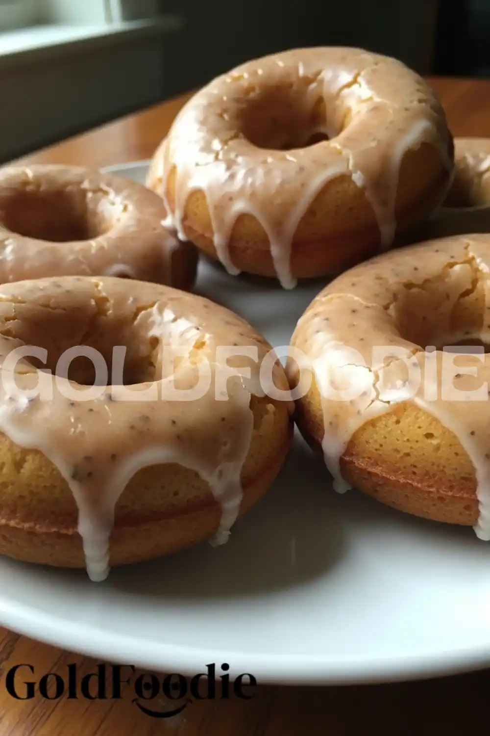 Batch of Homemade Baked Donuts