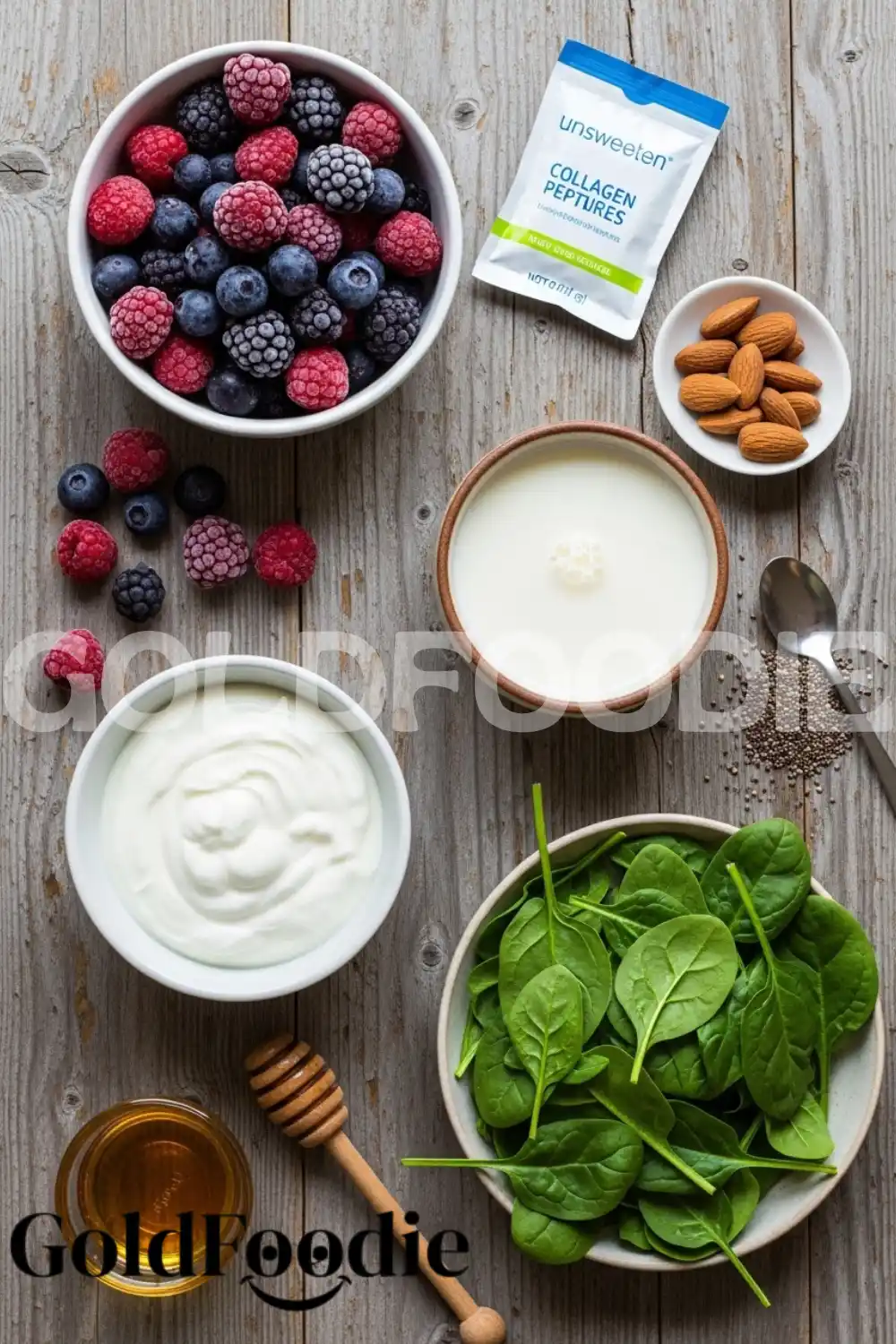 Berry Blast Collagen Smoothie Ingredients Berry Blast Collagen Smoothie Ingredients