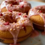 Baked Strawberry Donuts