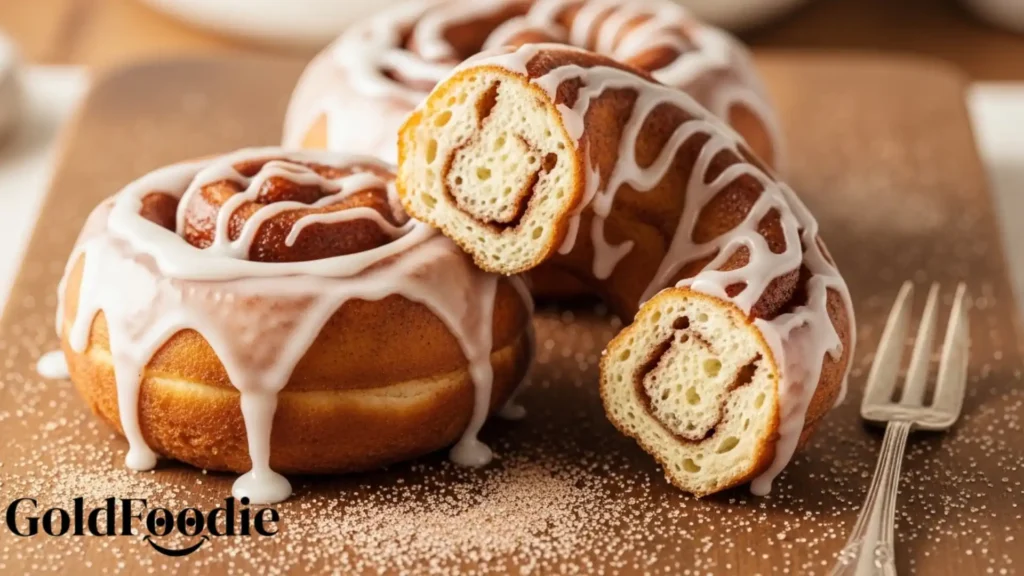 Cinnamon Roll Donuts