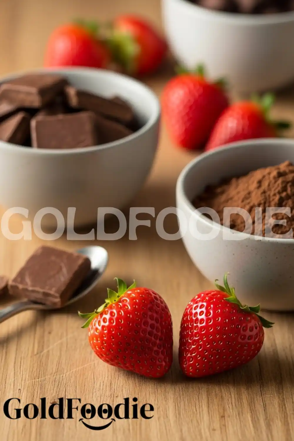 Chocolate Strawberry Heart Cake Ingredients