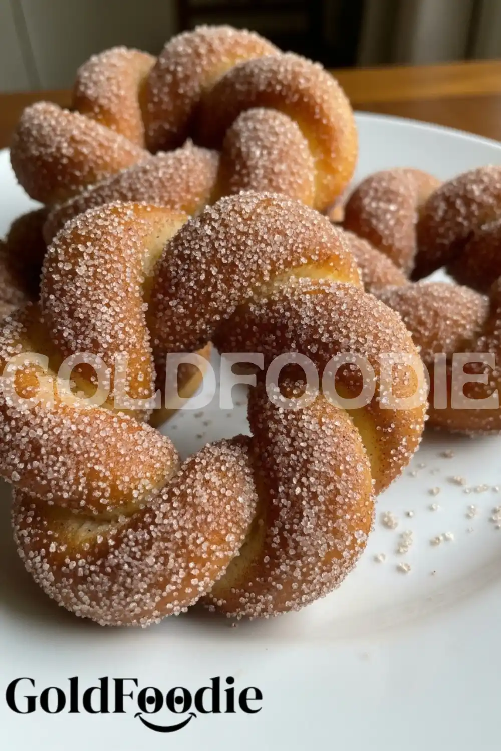 Close-up Texture of Cinnamon Sugar Donut Close-up Texture of Cinnamon Sugar Donut