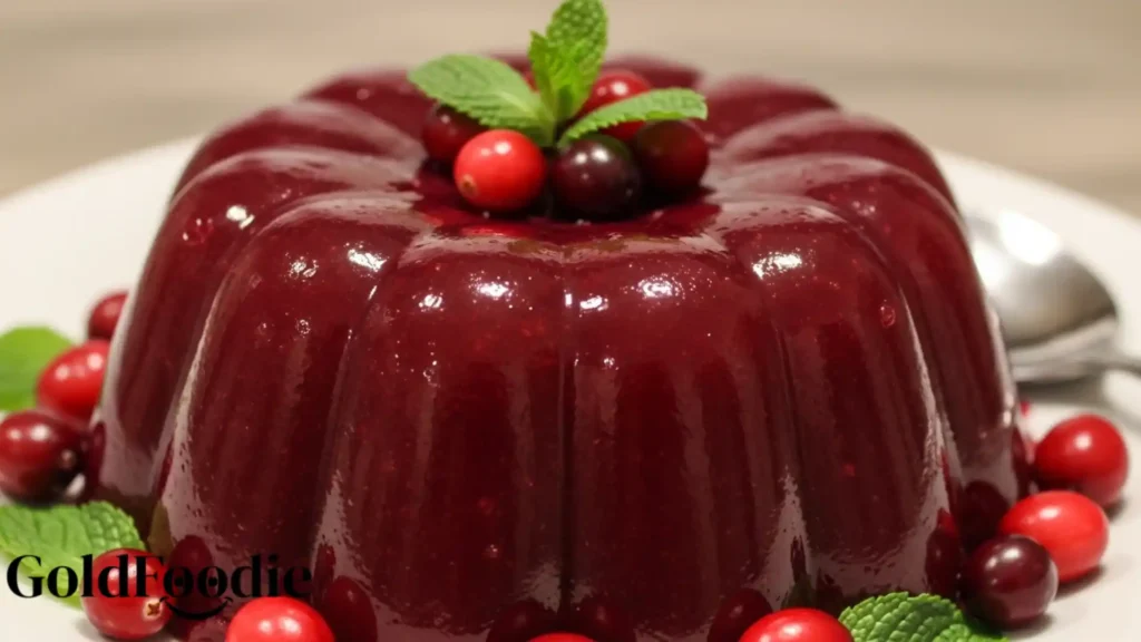 Cranberry-Port Gelatin