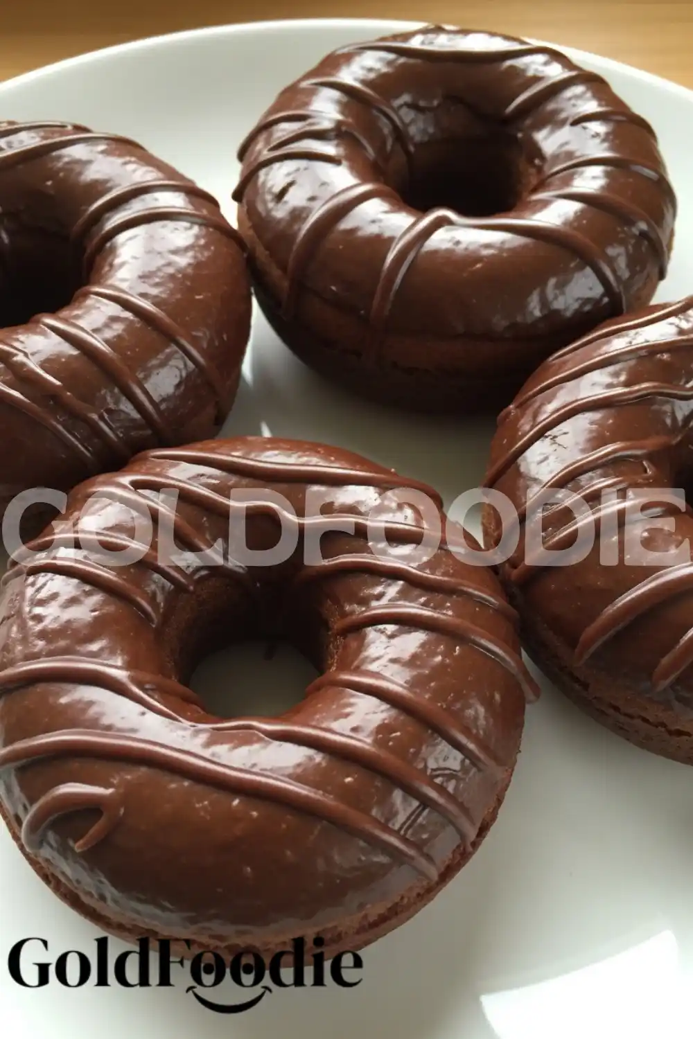 Drizzled Baked Chocolate Protein Donuts