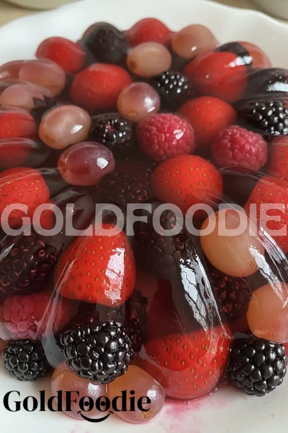 Finished Multi-Layer Fruit Gelatin Dessert