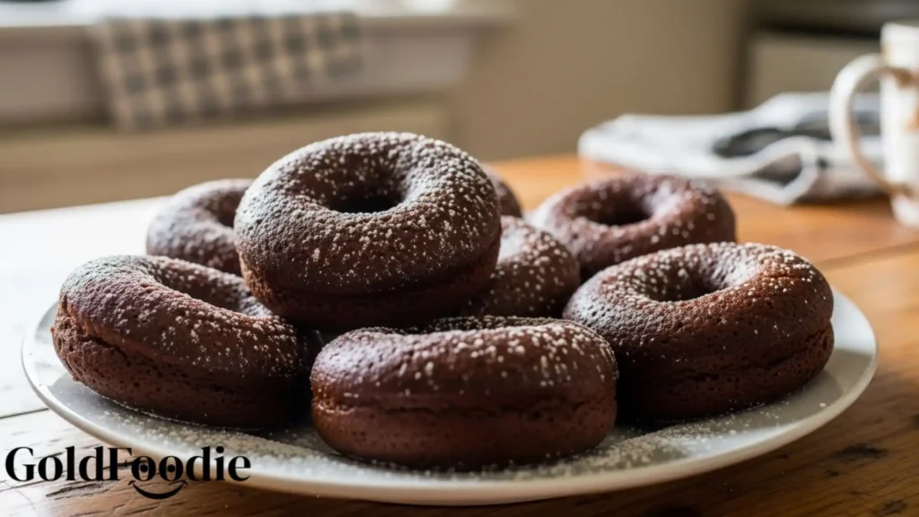 Chocolate Cake Donuts