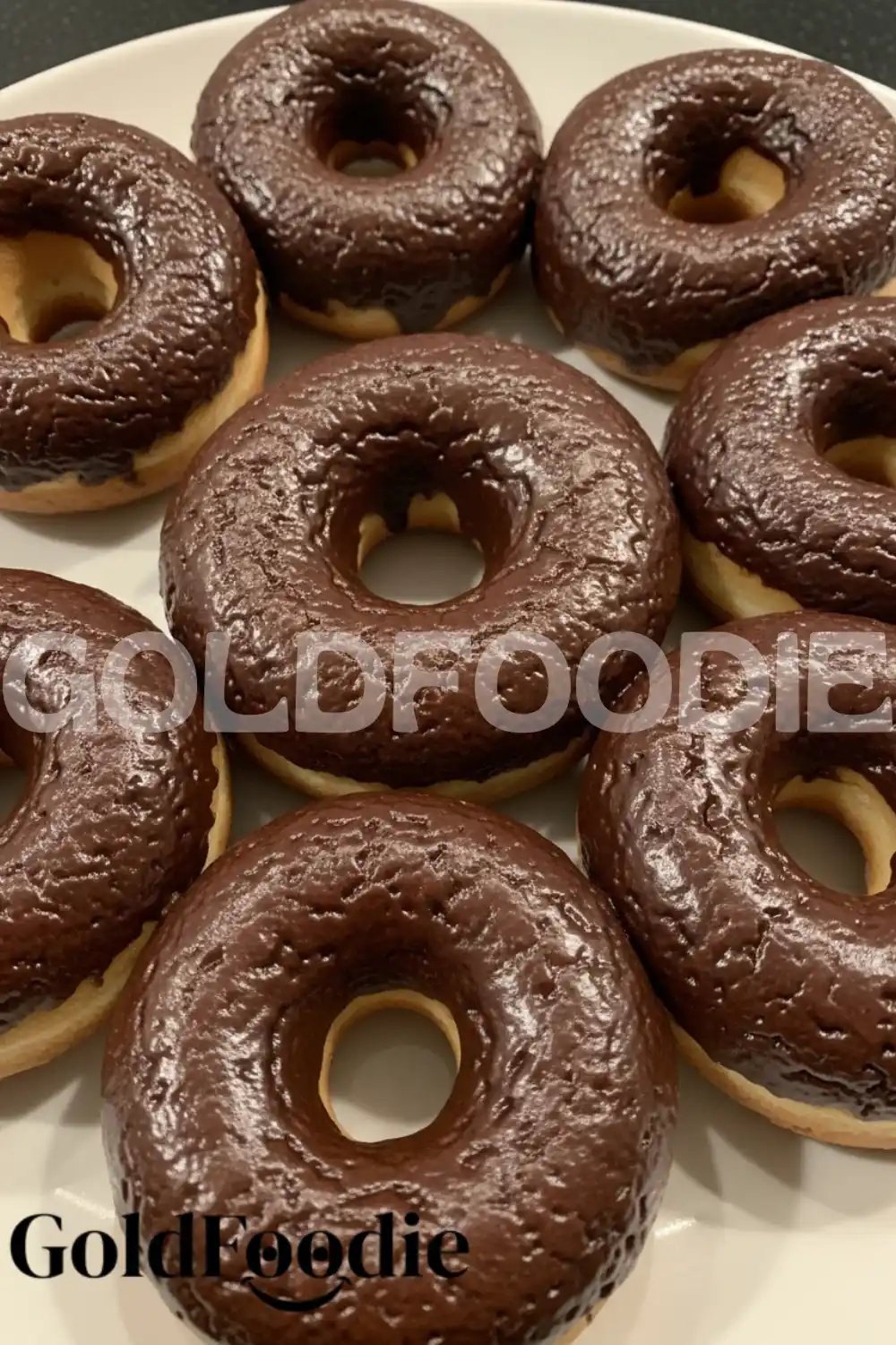 Fluffy Homemade Donuts with Chocolate Glaze Fluffy Homemade Donuts with Chocolate Glaze