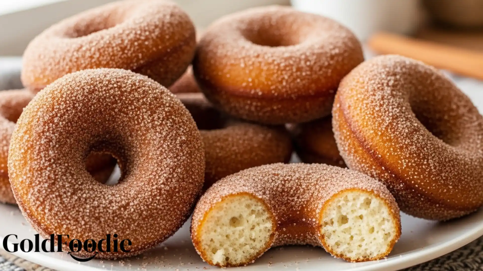 Baked Cinnamon Sugar Donuts