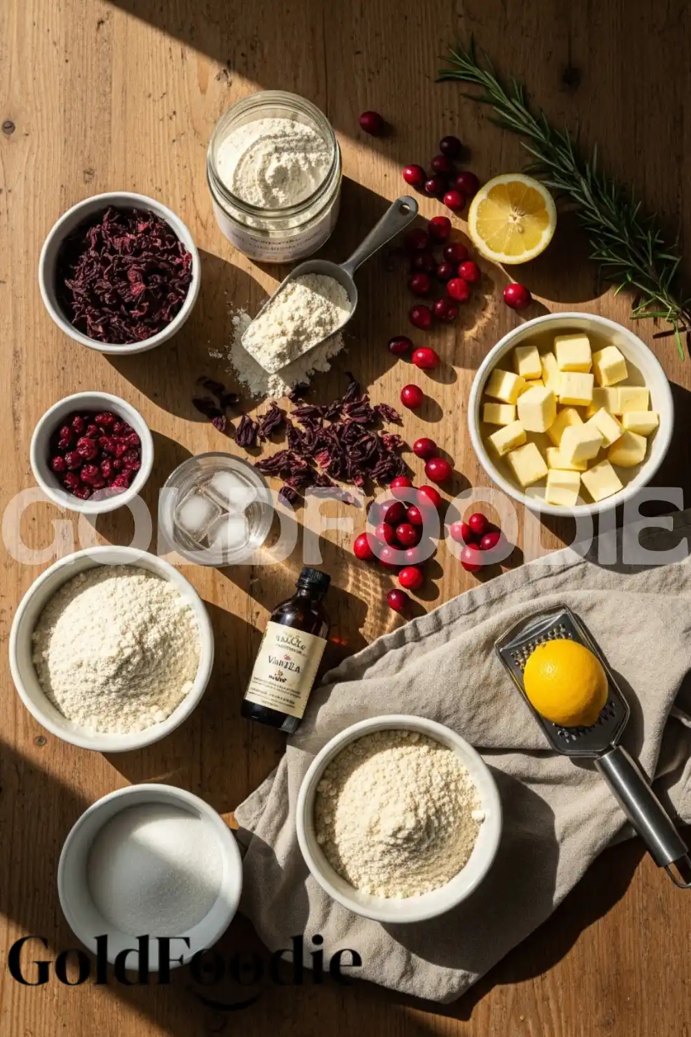 Hibiscus Collagen Tart Recipe Ingredients