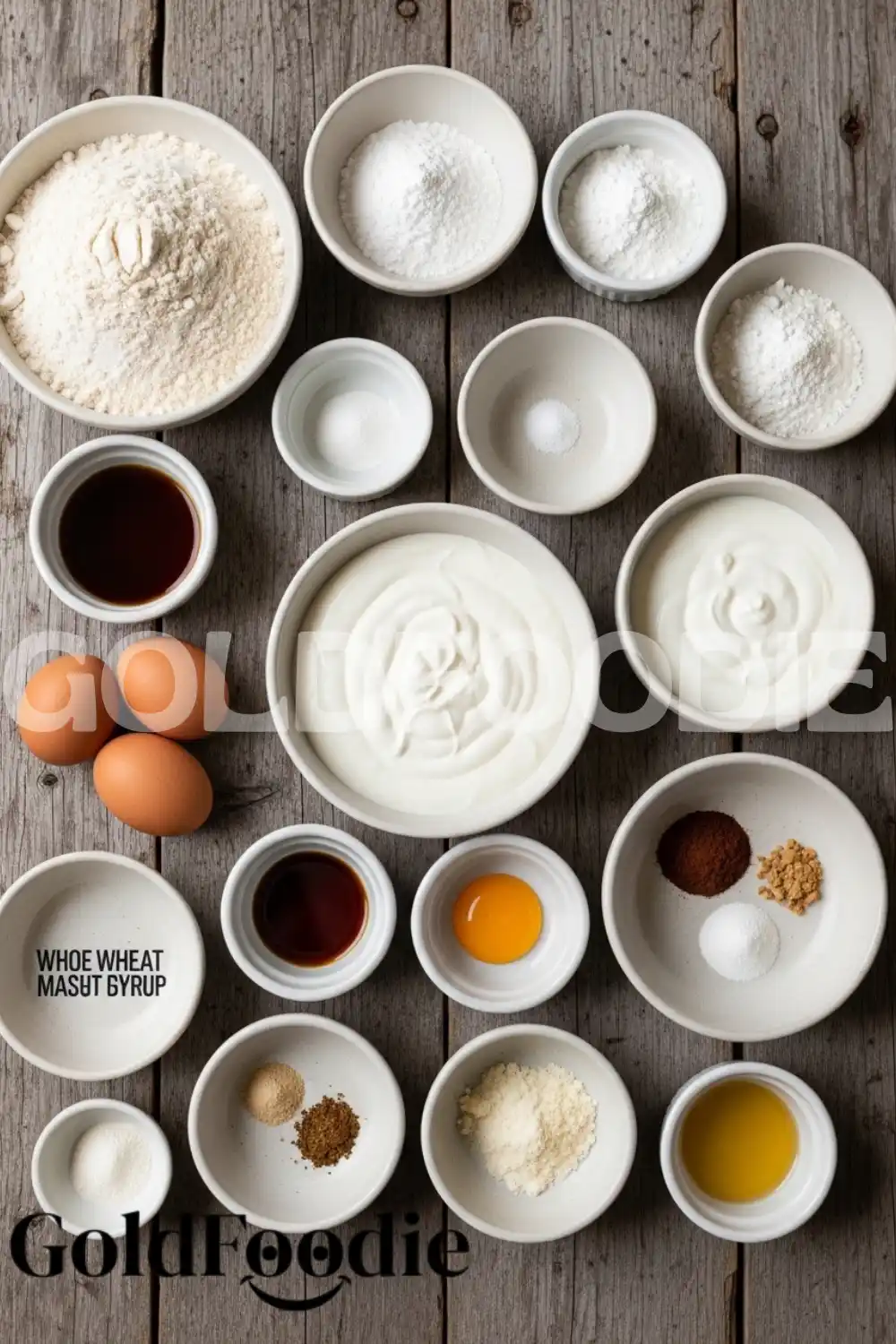 High Protein Maple Donut Bar Ingredients