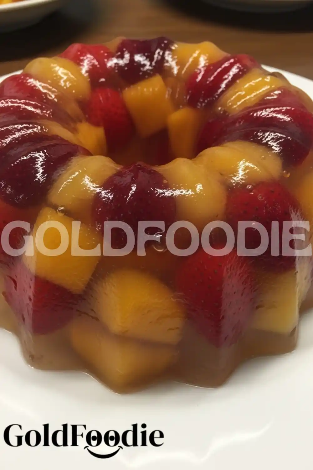 Homemade Fruit Cocktail Jelly Ring