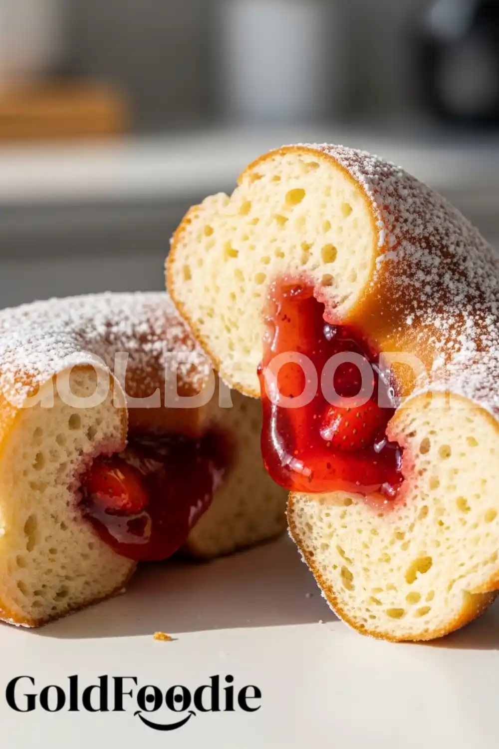 Homemade Protein Jelly Donuts