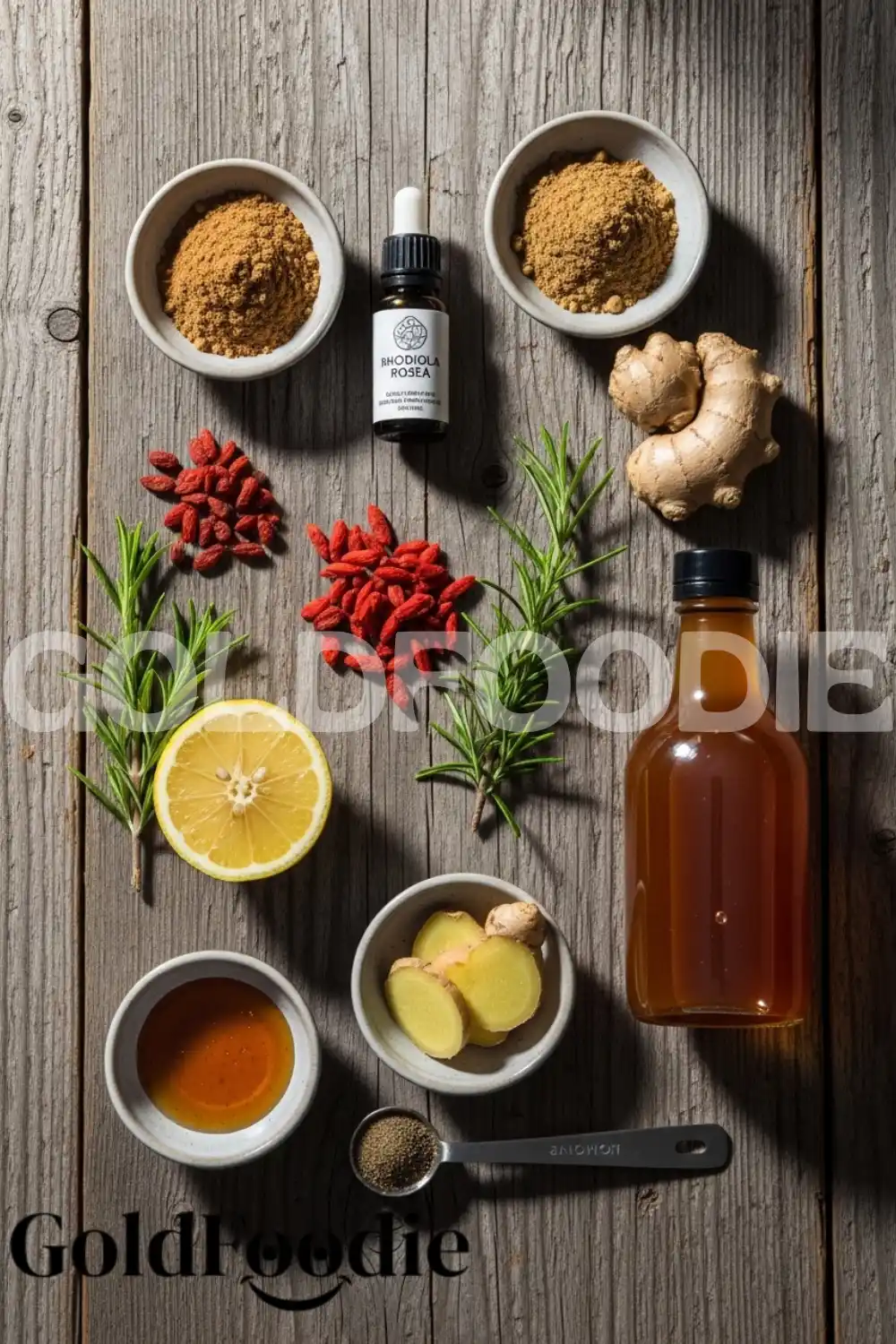 Ingredients for Cortisol Cocktail Recipe