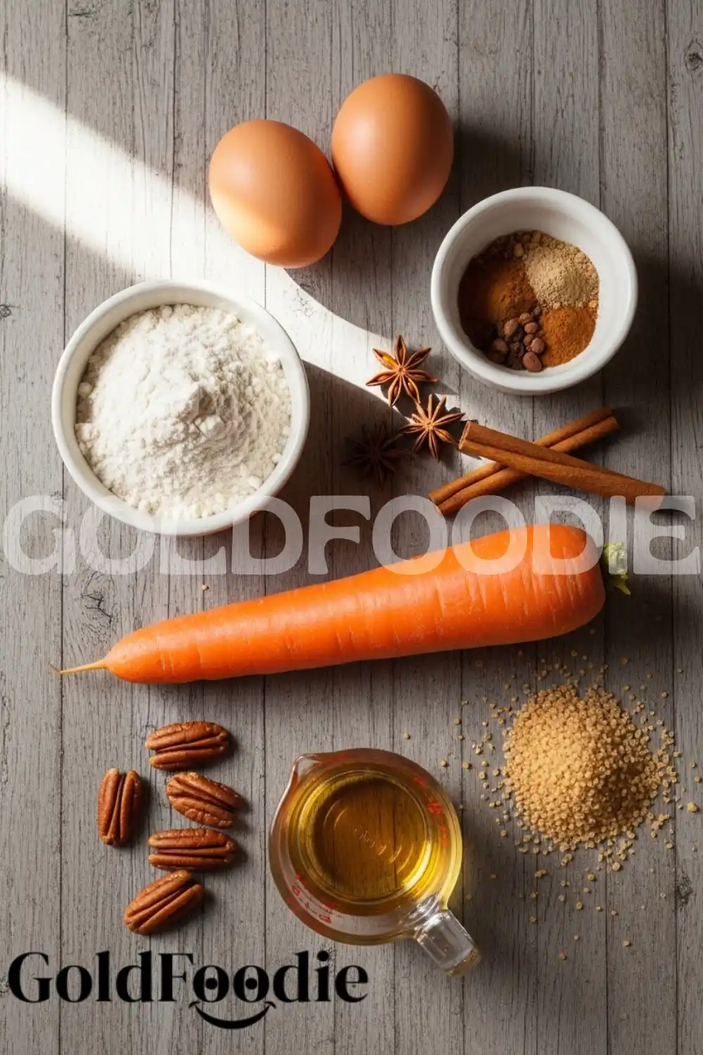 Ingredients for Healthy Carrot Cake Donuts Ingredients for Healthy Carrot Cake Donuts