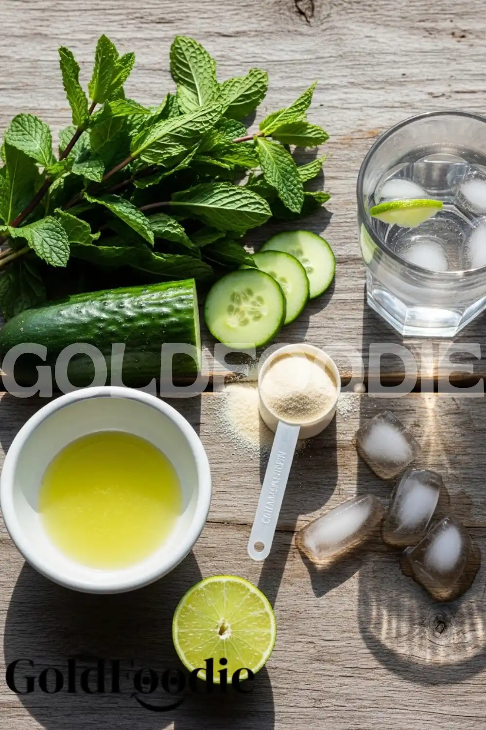 Ingredients for Minty Collagen Fresh Recipe Ingredients for Minty Collagen Fresh Recipe