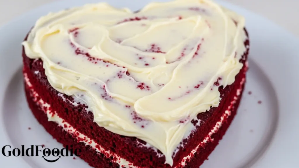 Heart Shaped Red Velvet Cake