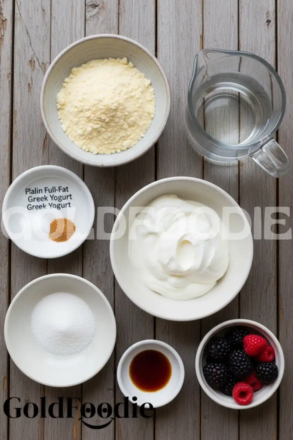 Low-Carb Yogurt Gelatin Ingredients