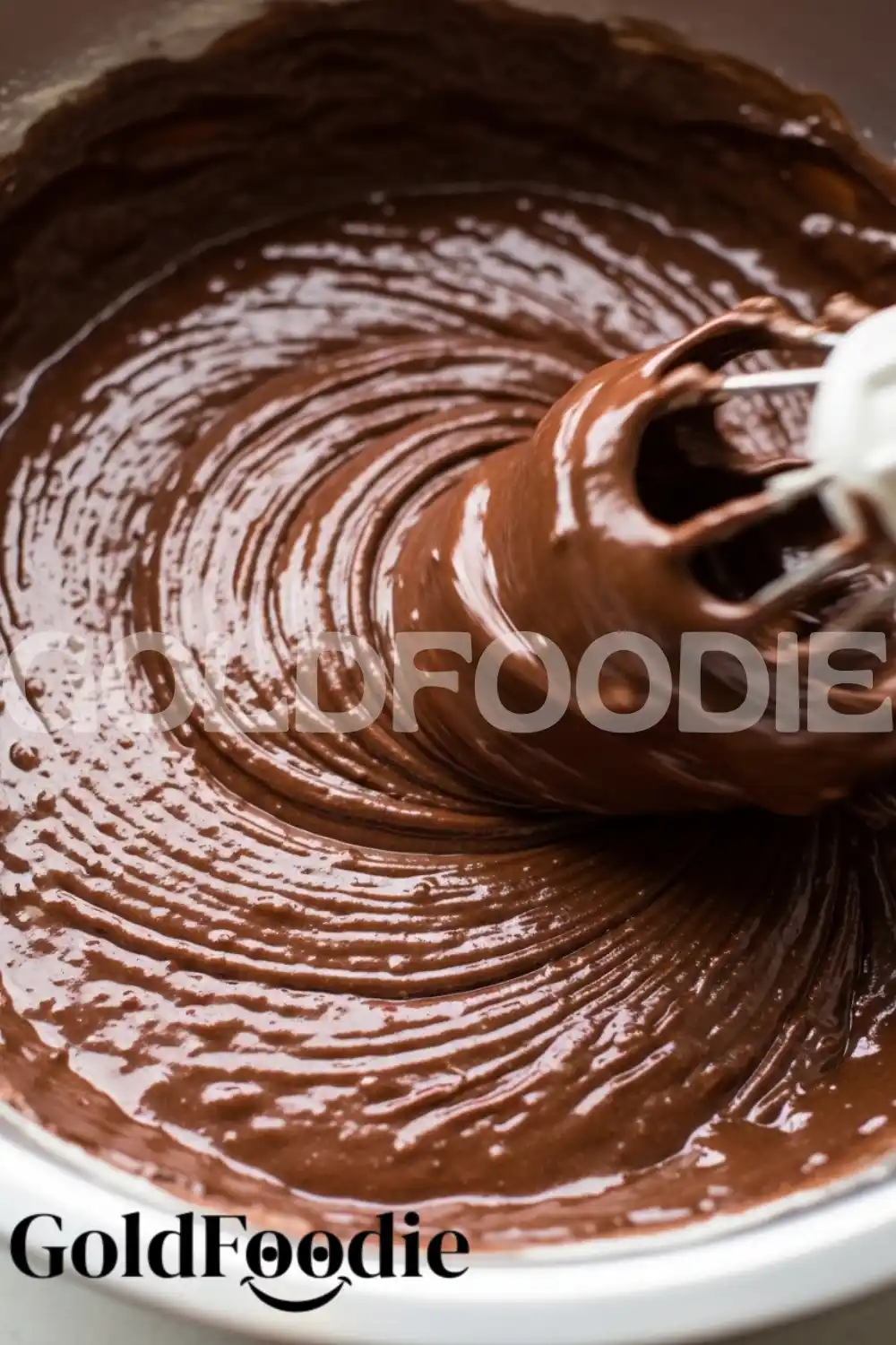 Mixing Chocolate Donut Batter