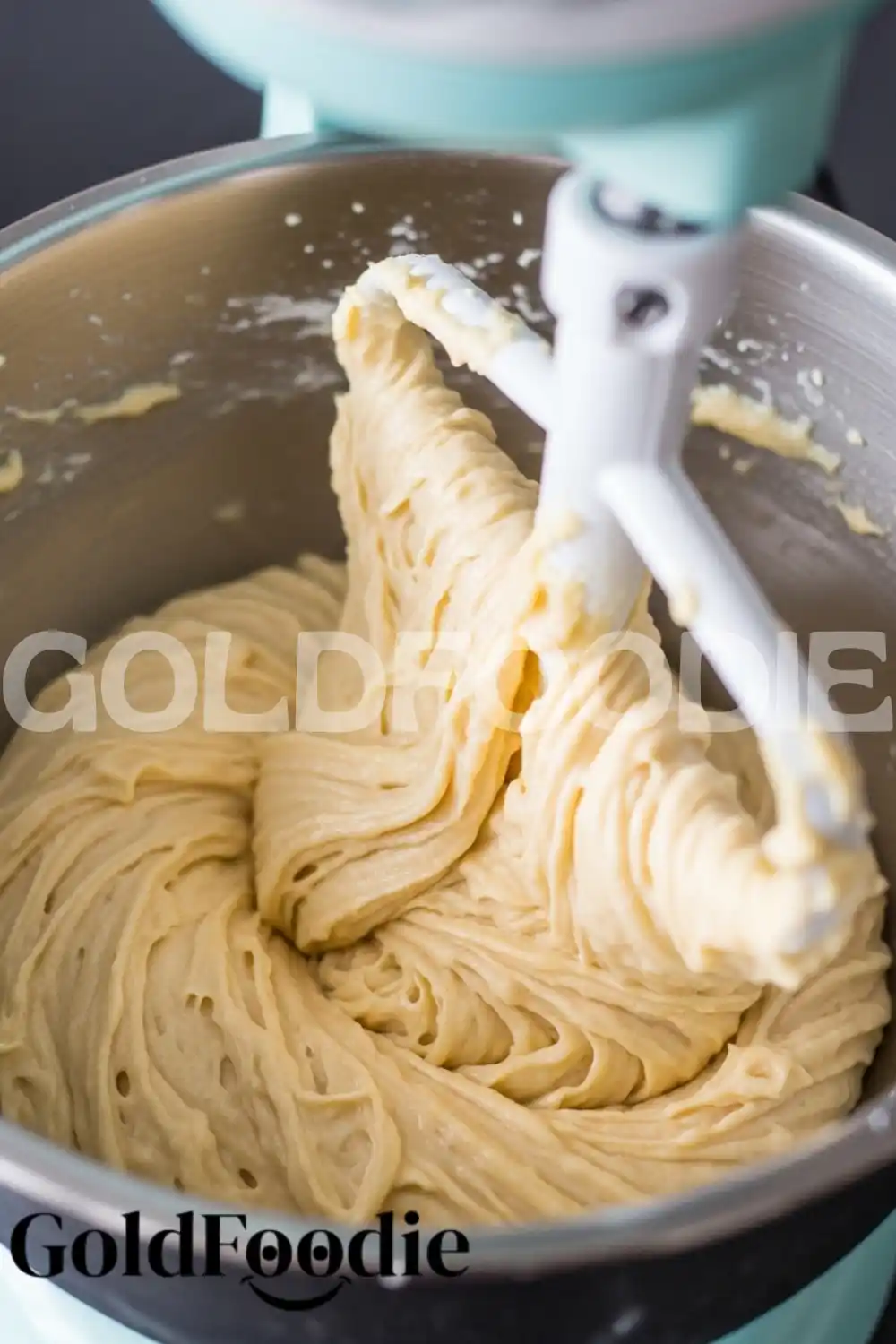 Mixing Healthy Cake Batter in Stand Mixer Mixing Healthy Cake Batter in Stand Mixer