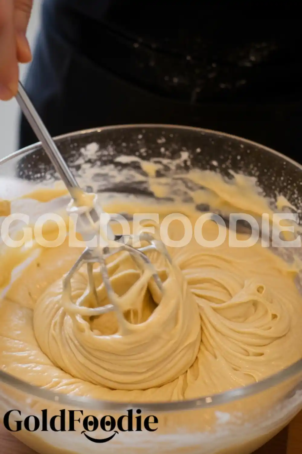 Mixing Red Velvet Cake Batter