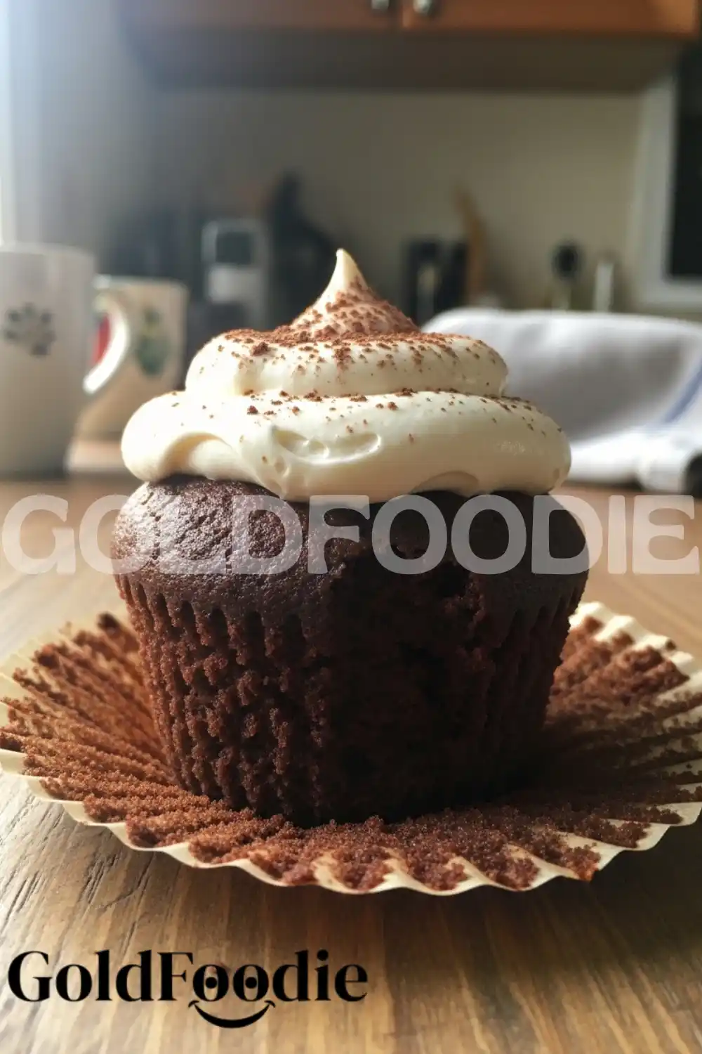 Moist Almond Flour Chocolate Cupcake Moist Almond Flour Chocolate Cupcake