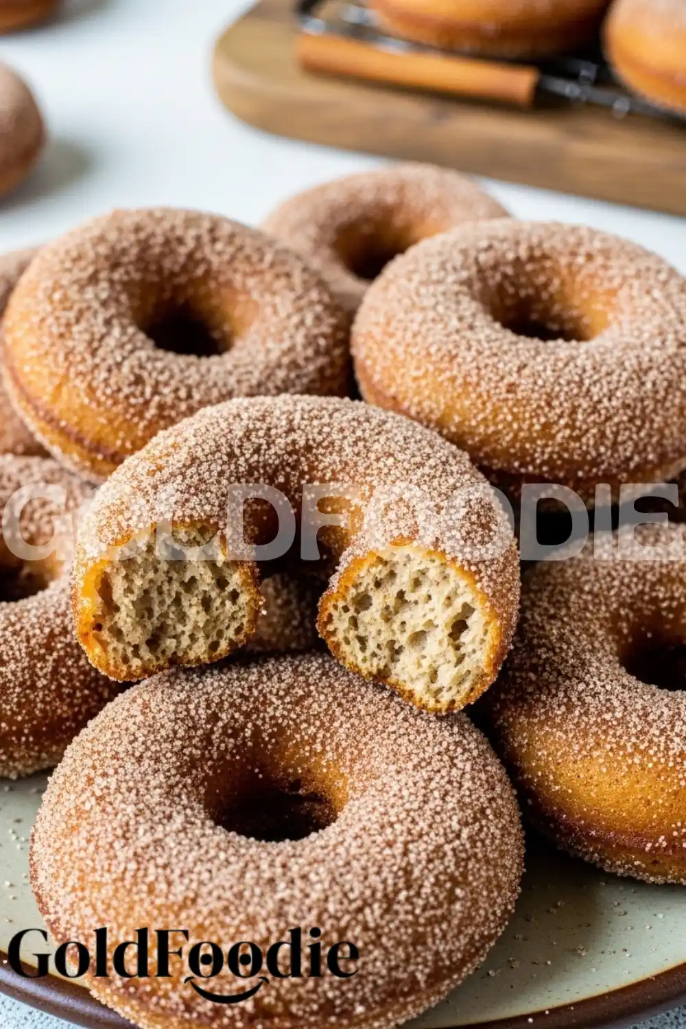 Old-Fashioned Apple Cider Donuts Stack Old-Fashioned Apple Cider Donuts Stack
