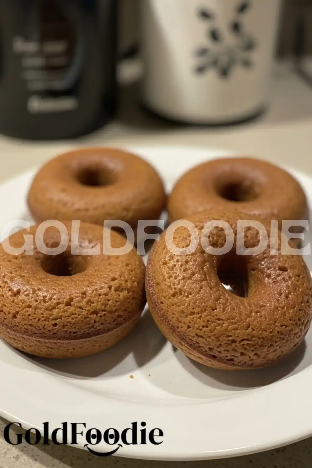 Plain Baked Maple Donuts Before Glazing