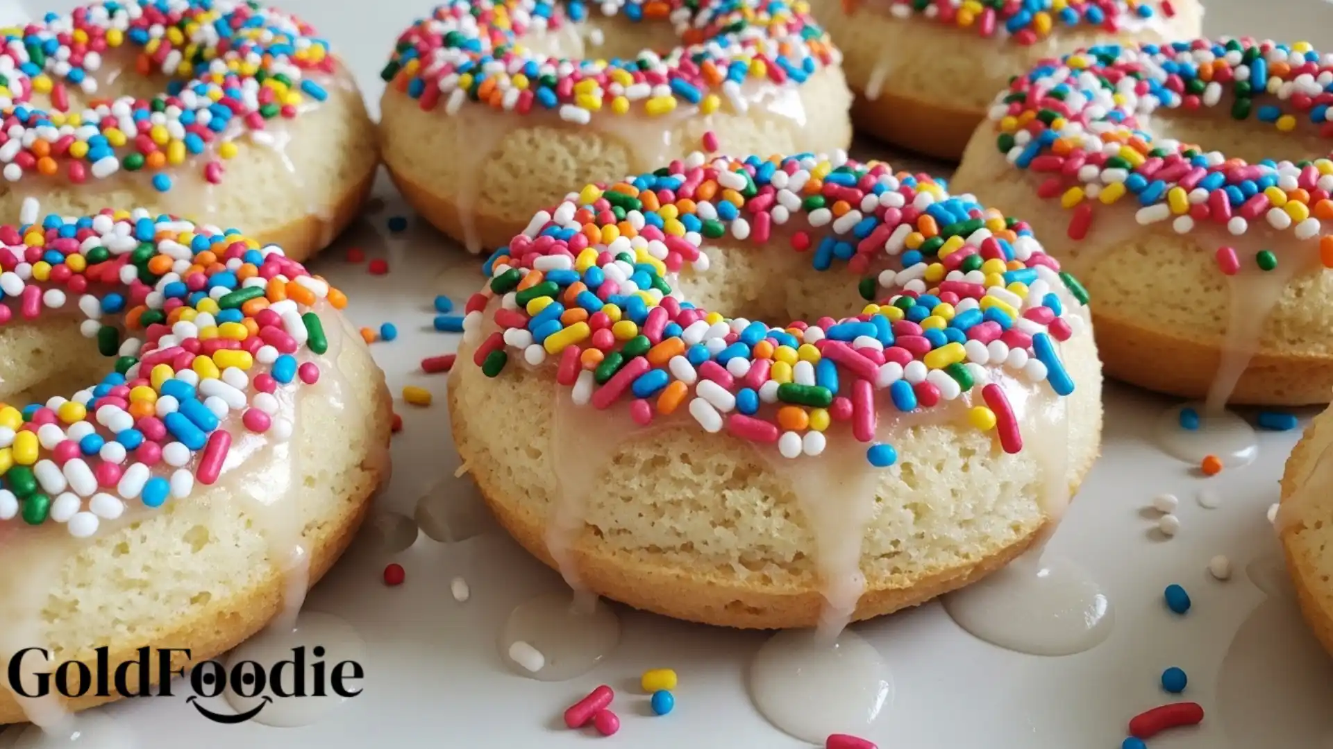 Baked Funfetti Donuts