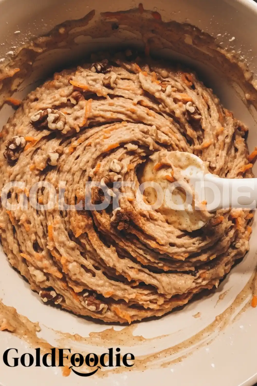 Preparing Carrot Cake Donut Batter Preparing Carrot Cake Donut Batter