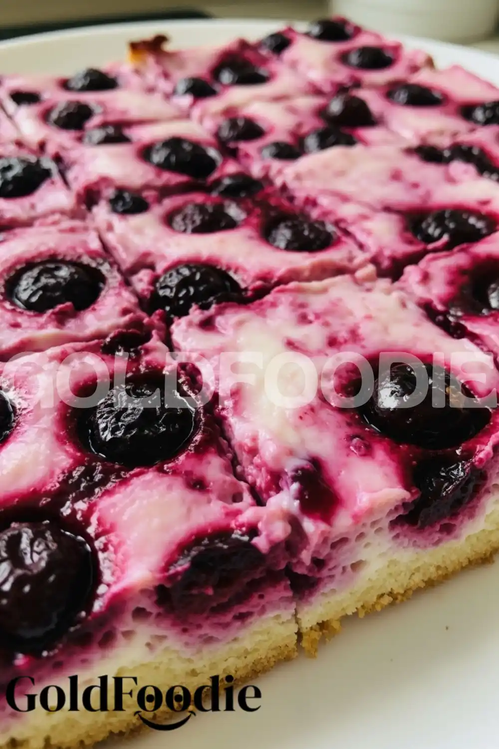 Protein Rich Mixed Berry Yogurt Squares