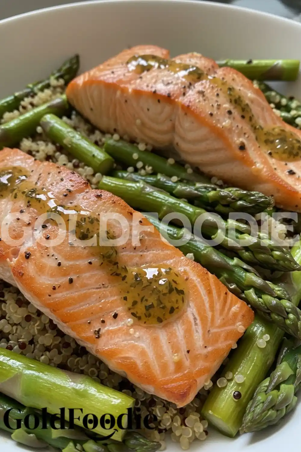 Roasted Salmon Fillets with Asparagus