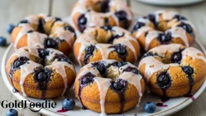 Old-Fashioned Blueberry Cake Donuts