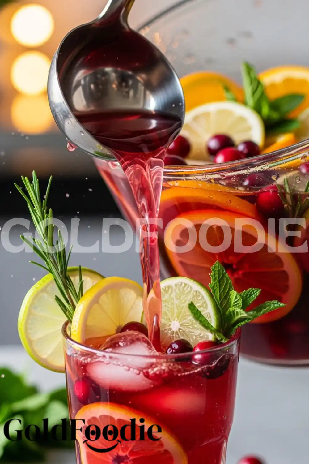 Serving the Holiday Party Punch