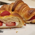 Baked Strawberry and Cream Croissant