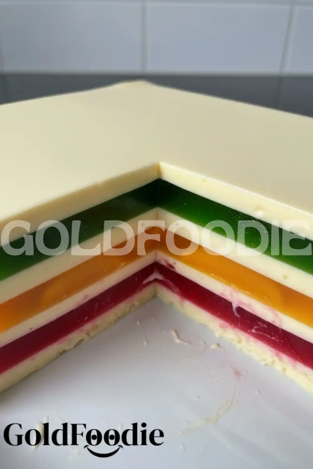 Smooth White Top Ribbon Gelatin